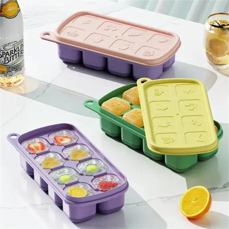 Baby Food Freezer Tray - Silicone Ice Cube Molds, Food Grade