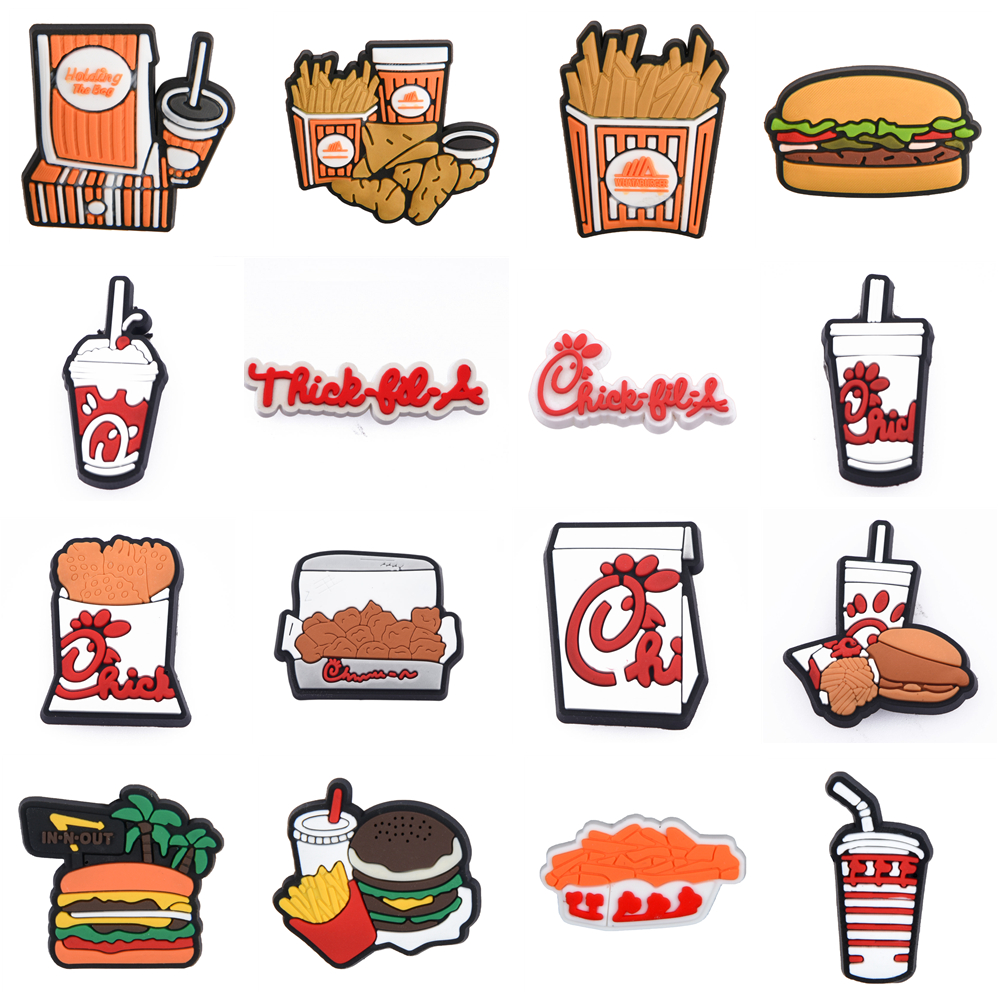 Baby Food With Chicken - 1 Pcs Fast Food Shoe Charms