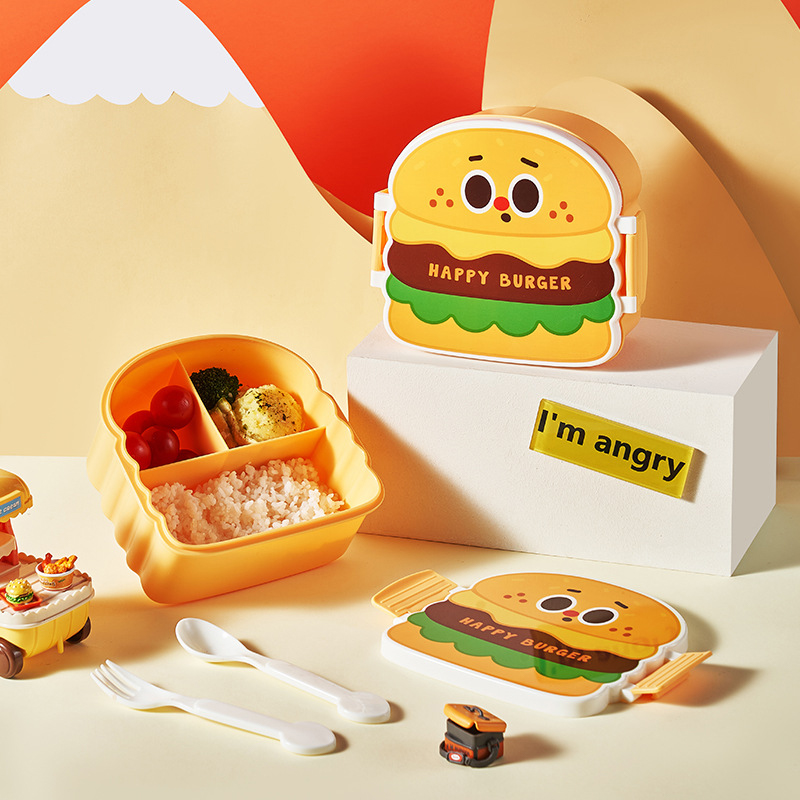 Baby Food With Chicken - Cute Lunch Box For Kids Cartoon