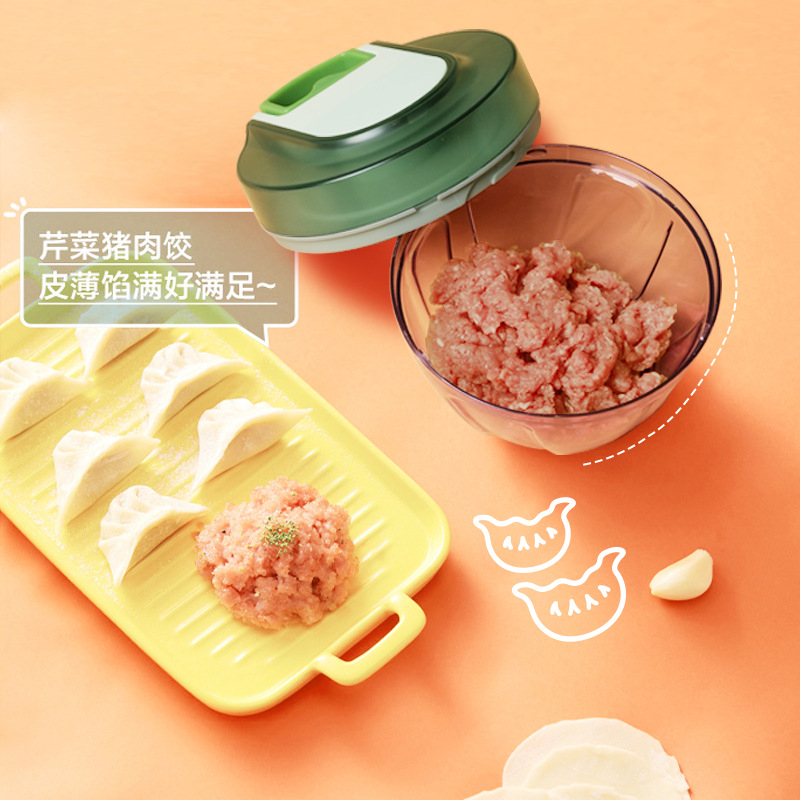 Baby Food With Meat - Manual garlic chopper for mincing meat,