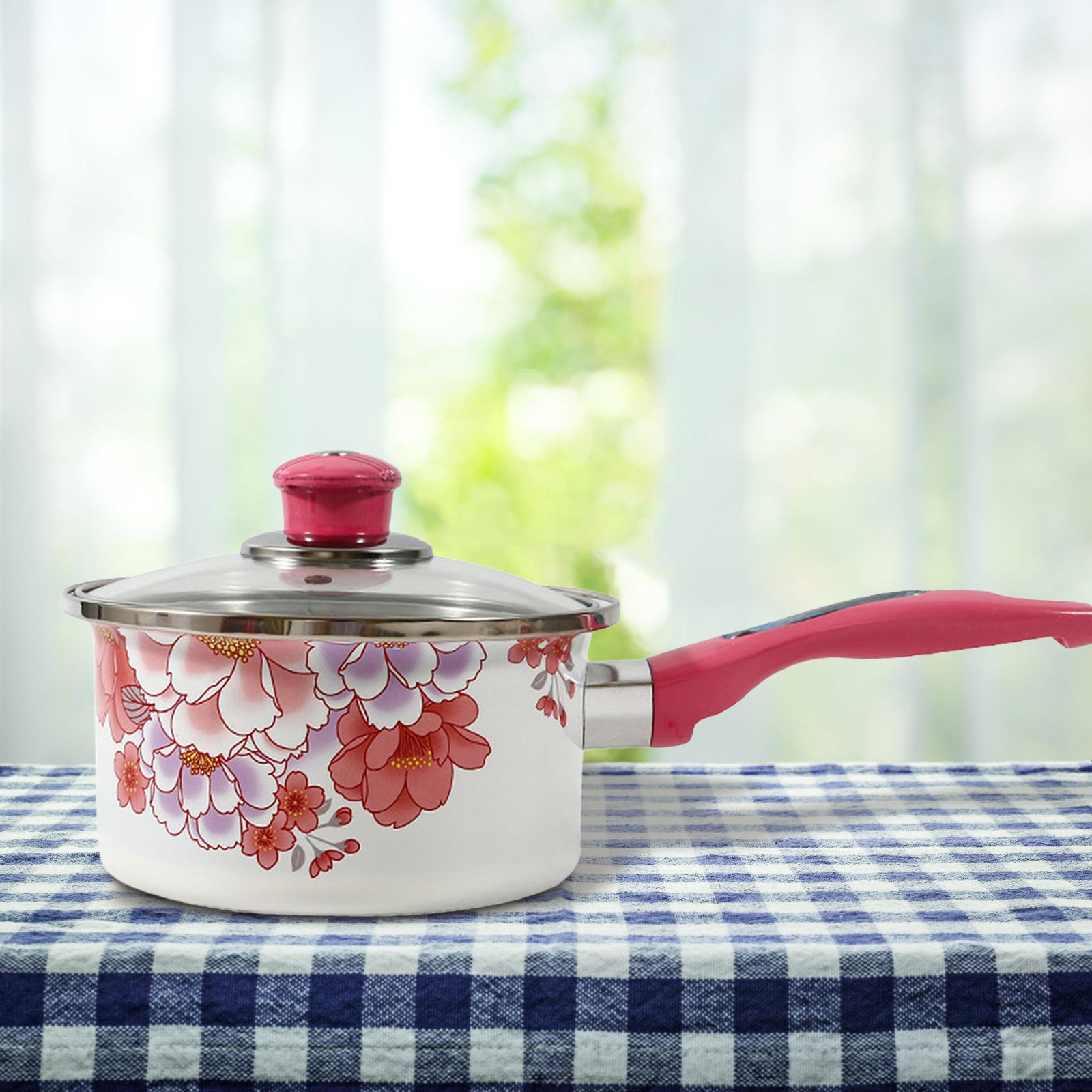 Enamel Milk Pot Multifunction  - Baby Food Restaurant incelemesi ve fiyatı