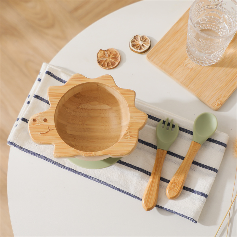 Baby Wooden Tableware Set Dino - Baby Food Dispensing Spoon incelemesi ve fiyatı