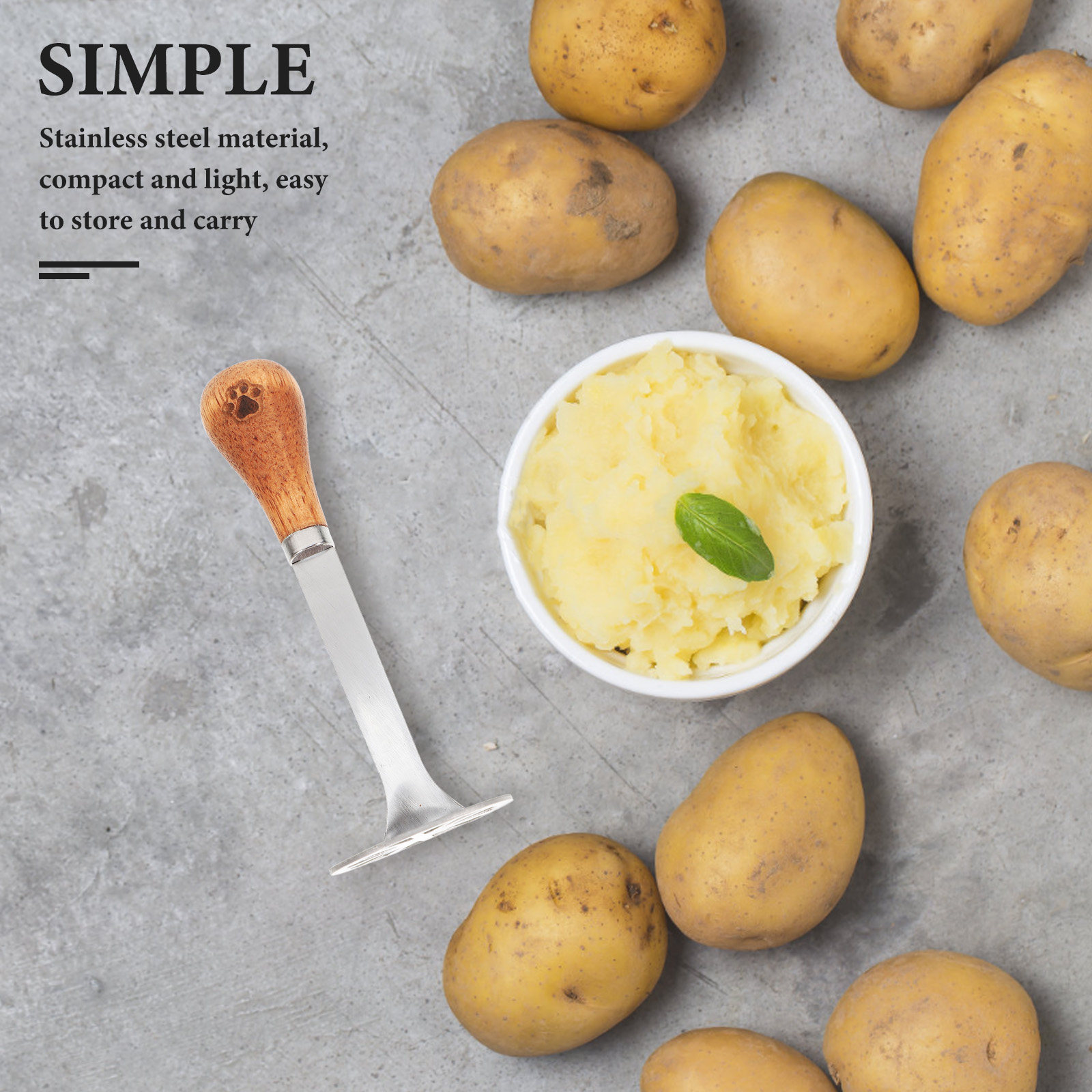 Potato Masher Stainless Steel  - Baby Food Avocado incelemesi ve fiyatı