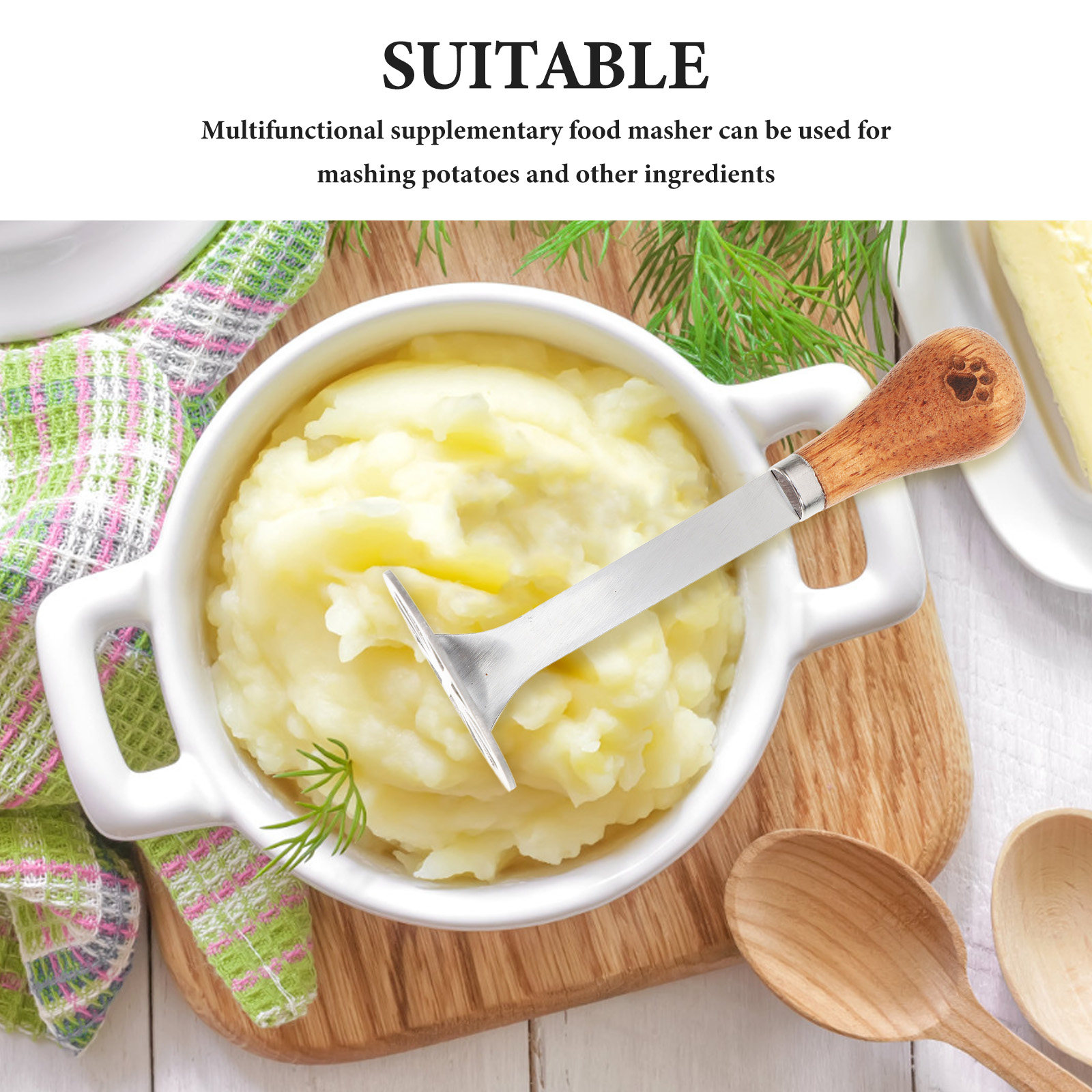 Potato Masher Stainless Steel  - Baby Food Avocado incelemesi ve fiyatı