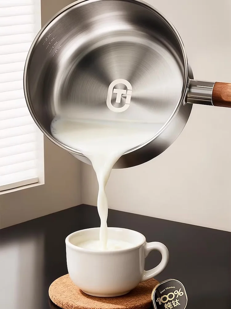 Pure titanium milk pot Baby co - Baby Food Instant incelemesi ve fiyatı