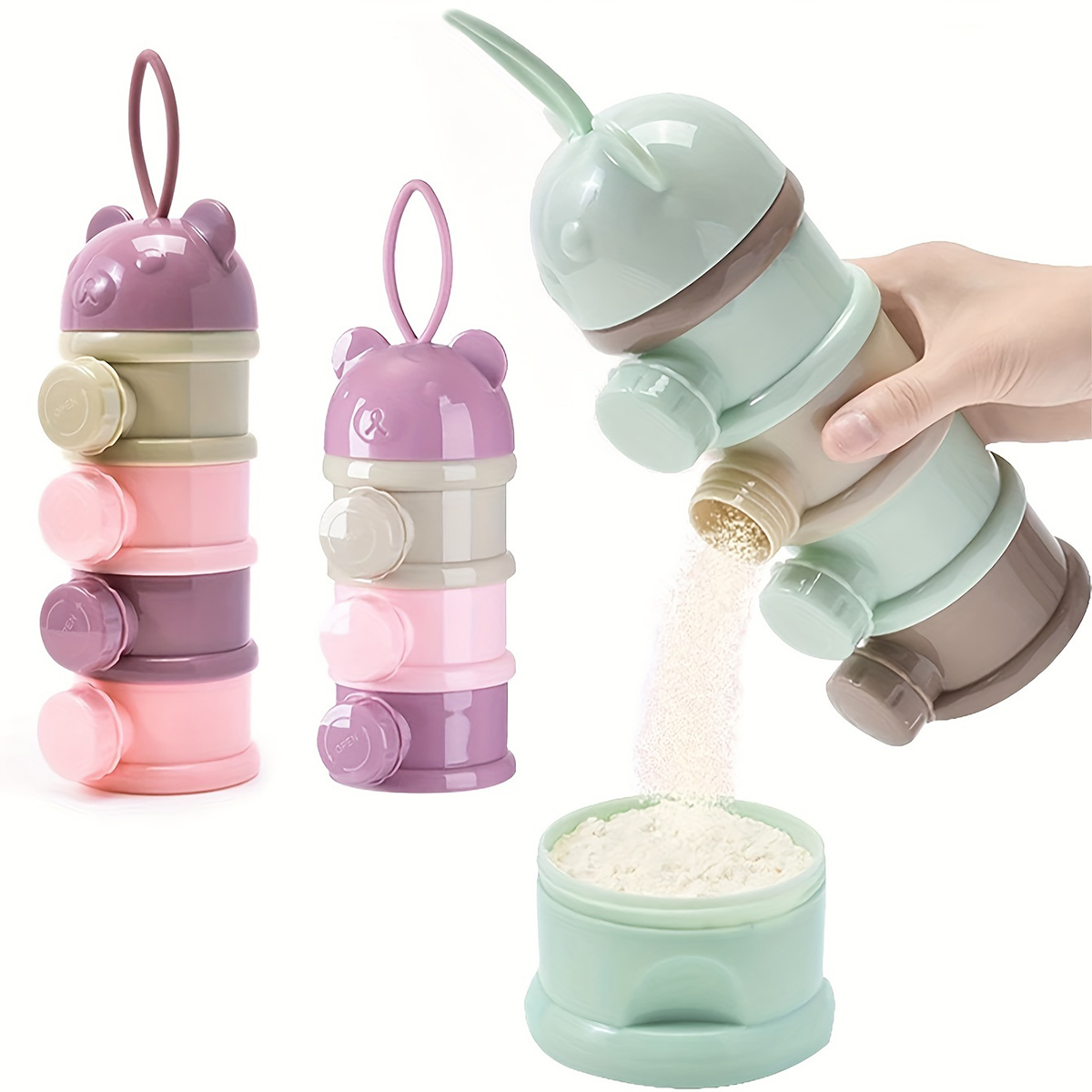 Large Capacity Baby Milk Powde - Baby Food Dispenser incelemesi ve fiyatı