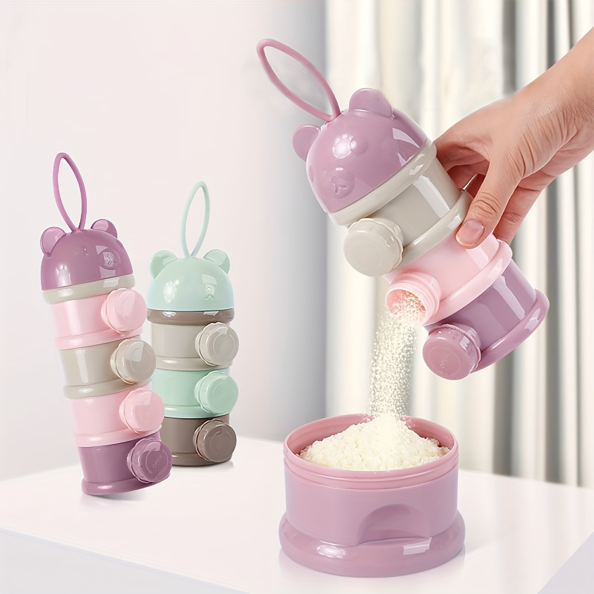Large Capacity Baby Milk Powde - Baby Food Dispenser incelemesi ve fiyatı