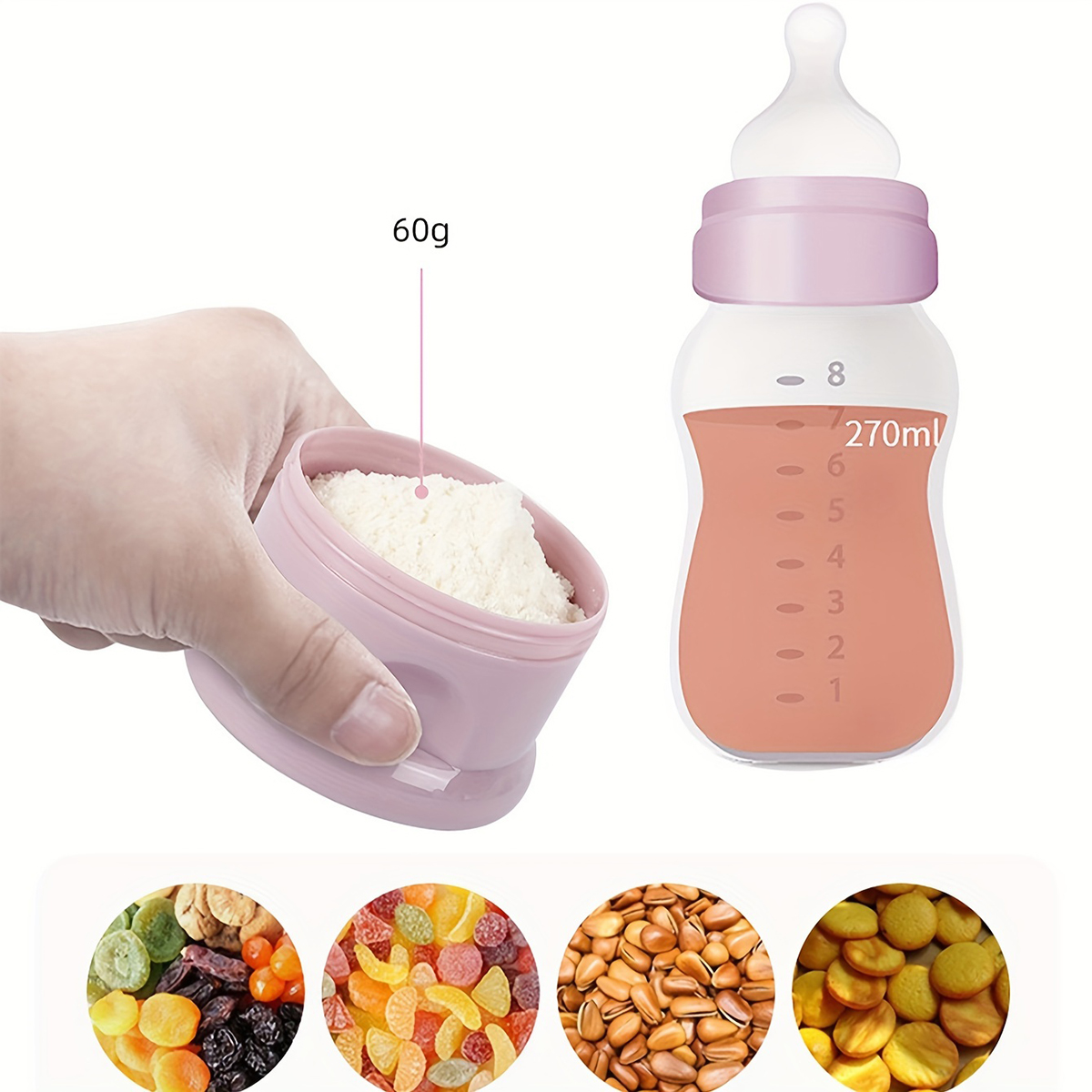 Large Capacity Baby Milk Powde - Baby Food Dispenser incelemesi ve fiyatı