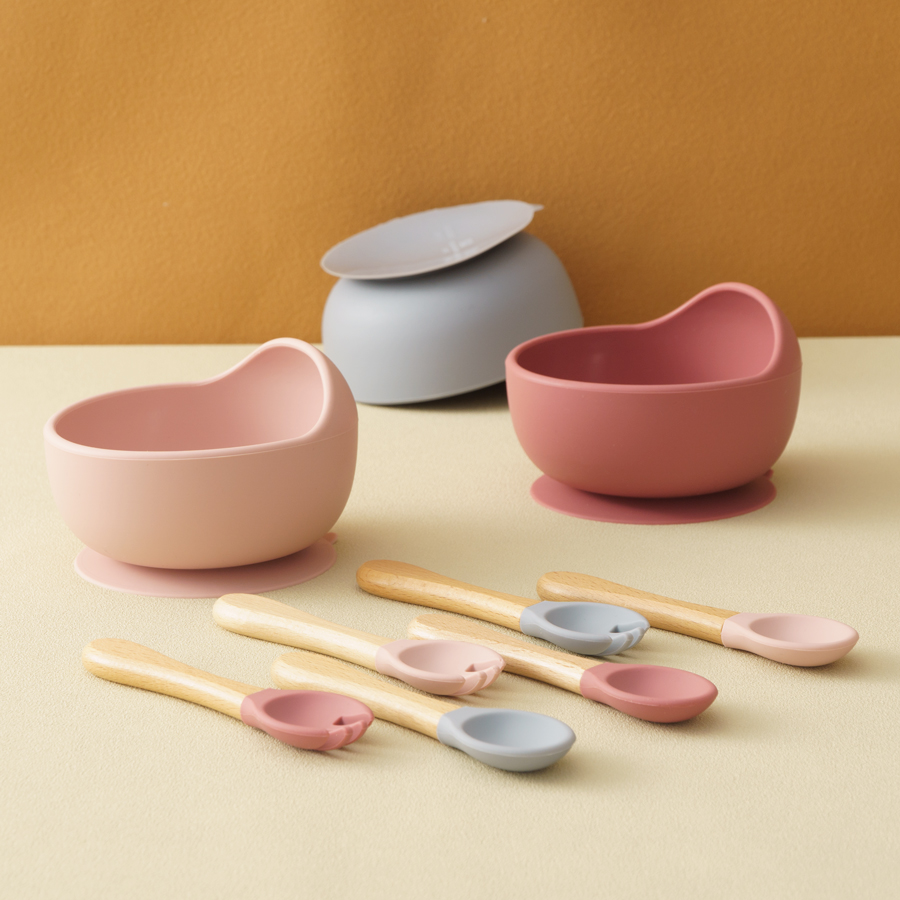 3Pcs Silicone Baby Feeding Bow - Baby Food Dispensing Spoon incelemesi ve fiyatı