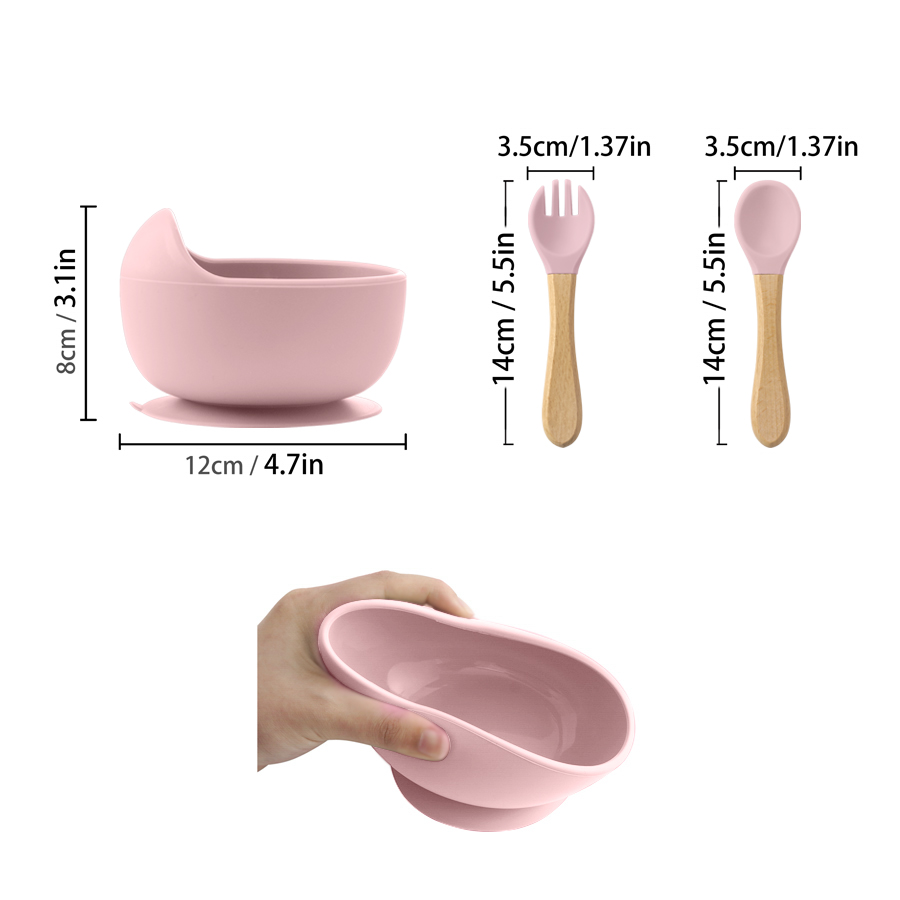 3Pcs Silicone Baby Feeding Bow - Baby Food Dispensing Spoon incelemesi ve fiyatı