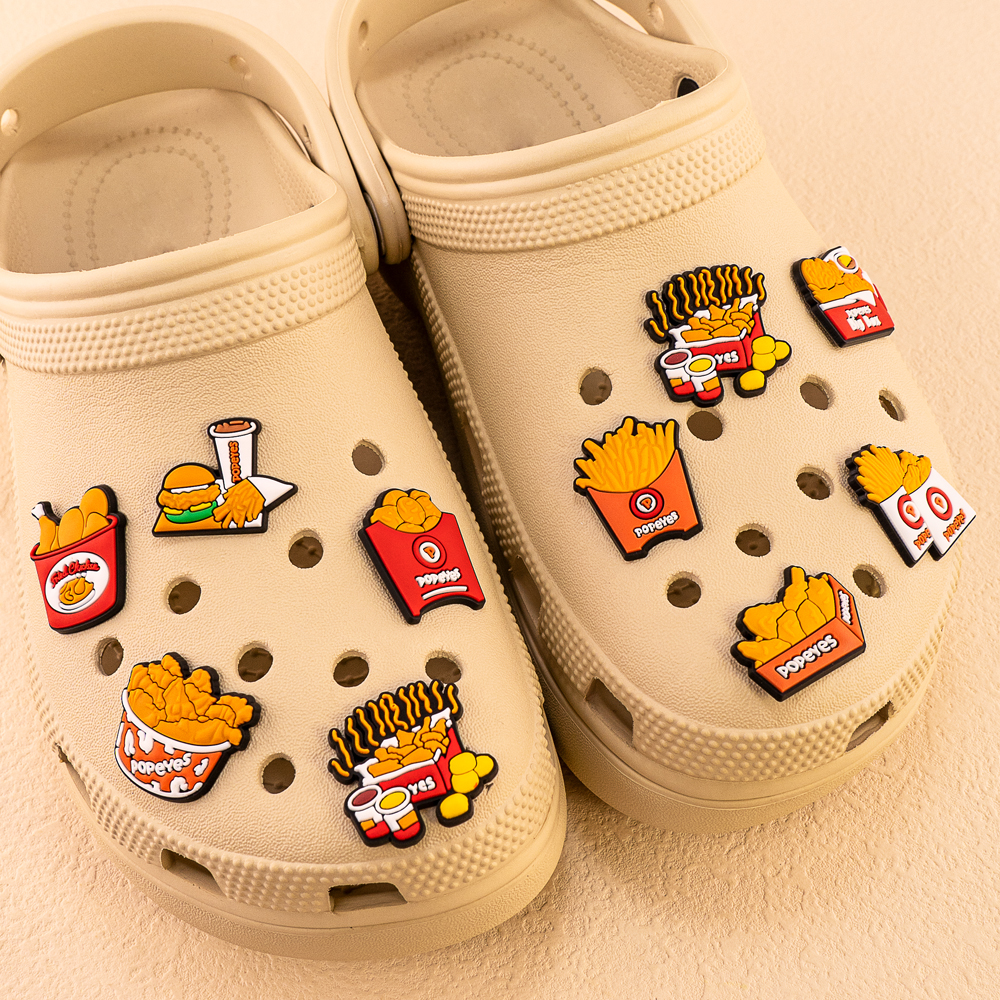 1/9/12pcs Cute Food Shoe Charm - Baby Food With Chicken incelemesi ve fiyatı