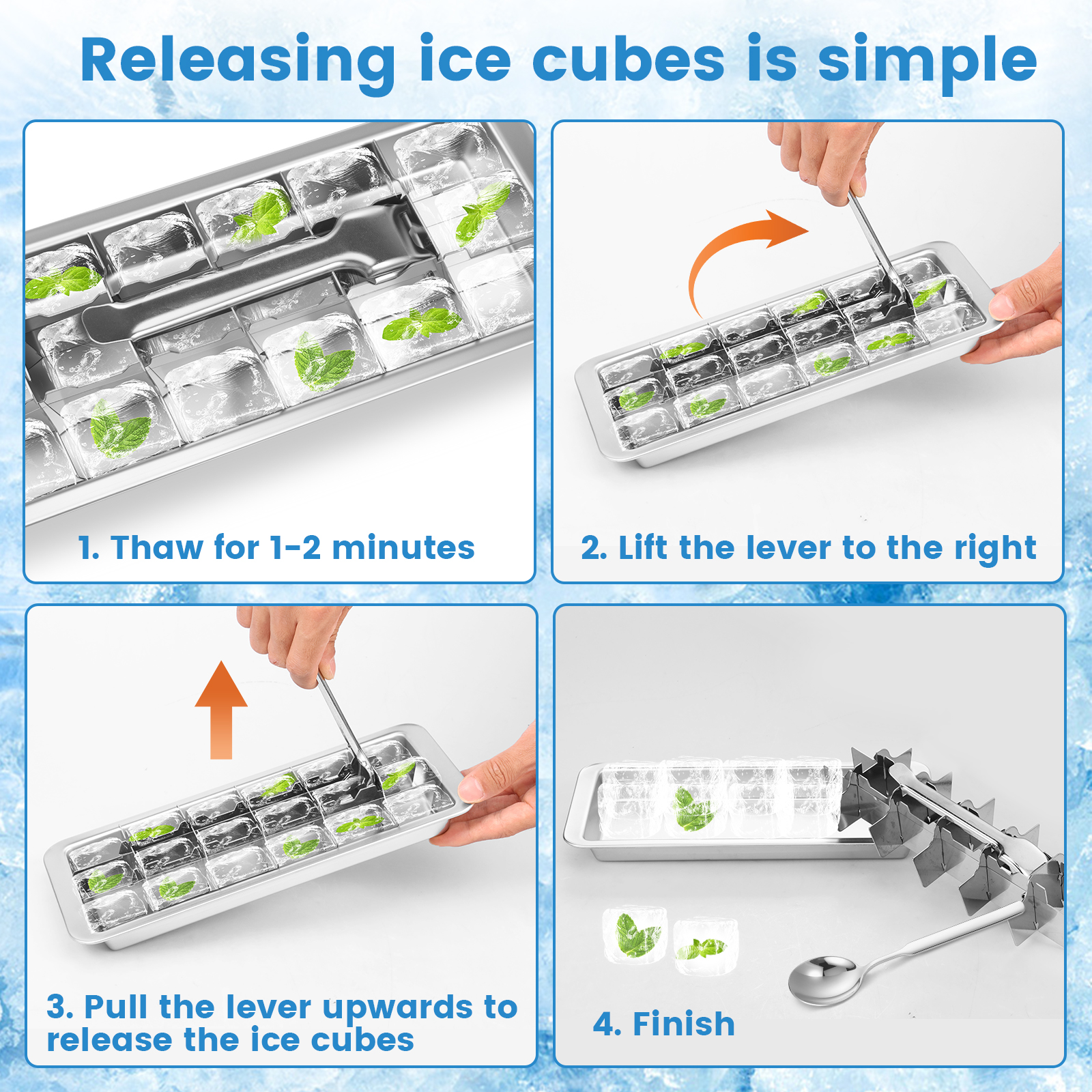 Vintage Stainless Steel Ice Cu - Baby Food Freezer Tray incelemesi ve fiyatı