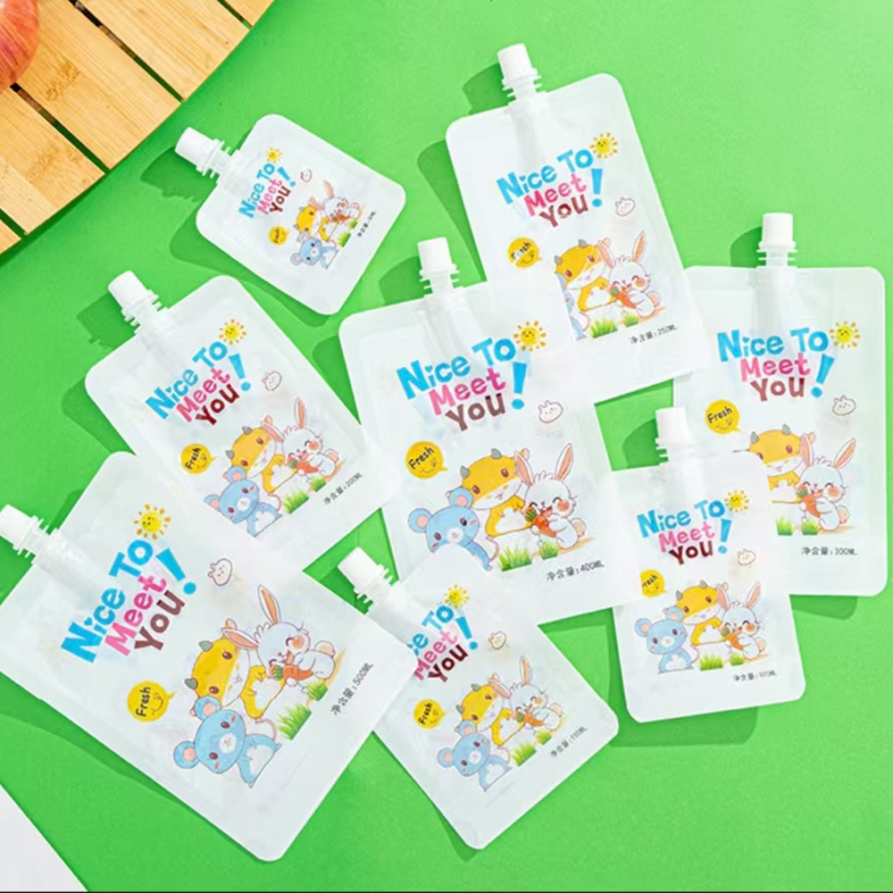200ml  Baby Food Pouches Baby  - Baby Food Zip Lock Bag incelemesi ve fiyatı