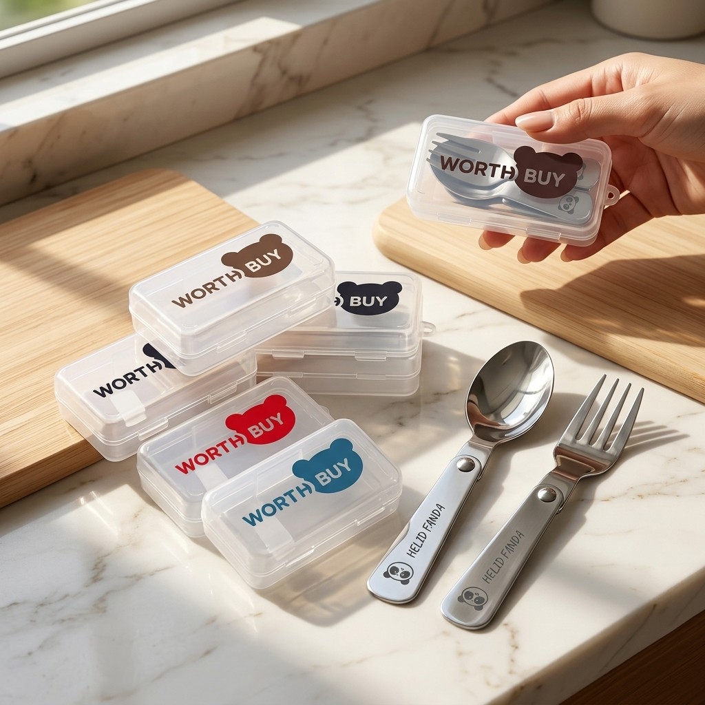 3Pcs/Set Portable Folding Fork - Weaning Spoon Set incelemesi ve fiyatı