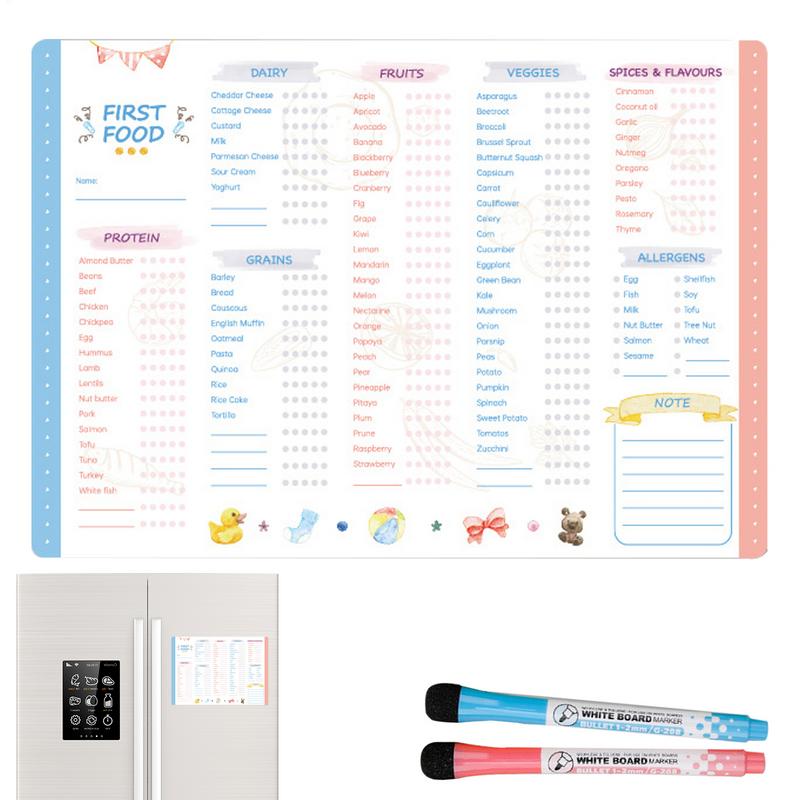 Baby First Foods Checklist Mag - Baby Food Journal incelemesi ve fiyatı