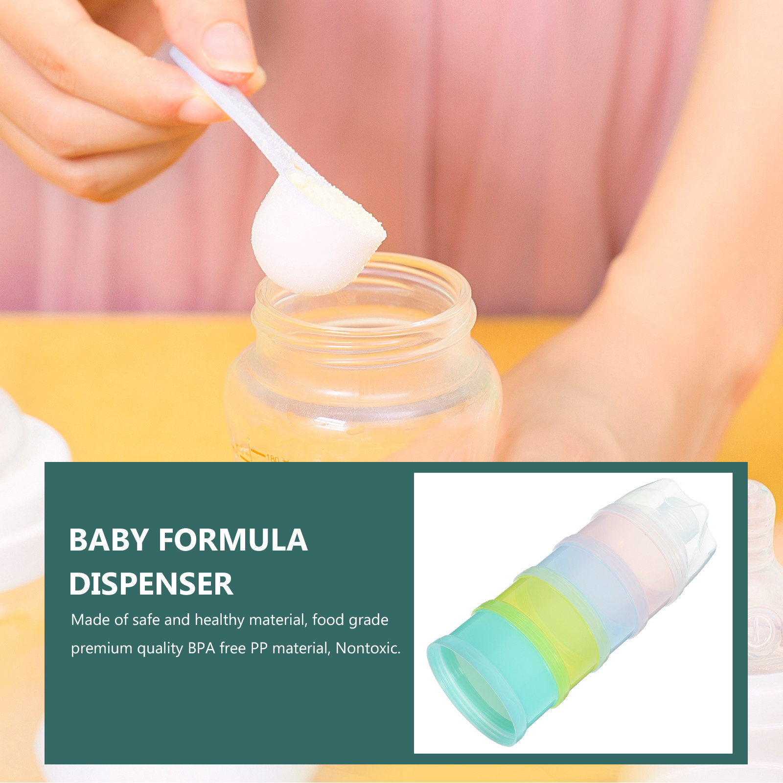 4-Layer Stackable Baby Formula - Baby Food Dispenser incelemesi ve fiyatı