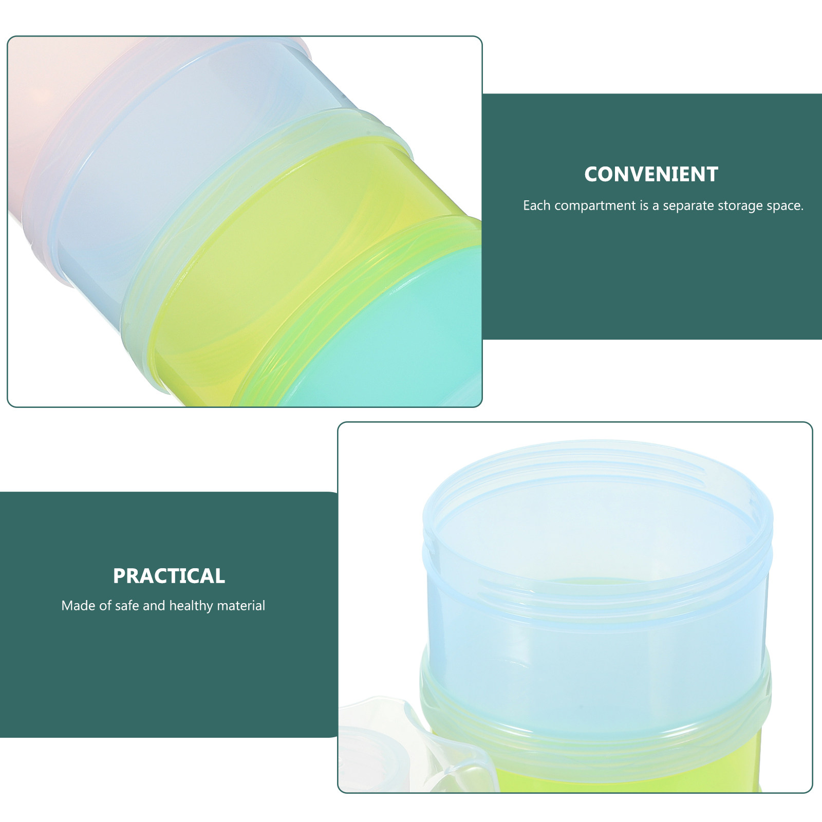 4-Layer Stackable Baby Formula - Baby Food Dispenser incelemesi ve fiyatı