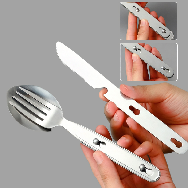 3pcs/set Folding Spoon Fork Kn - Weaning Spoon Set incelemesi ve fiyatı