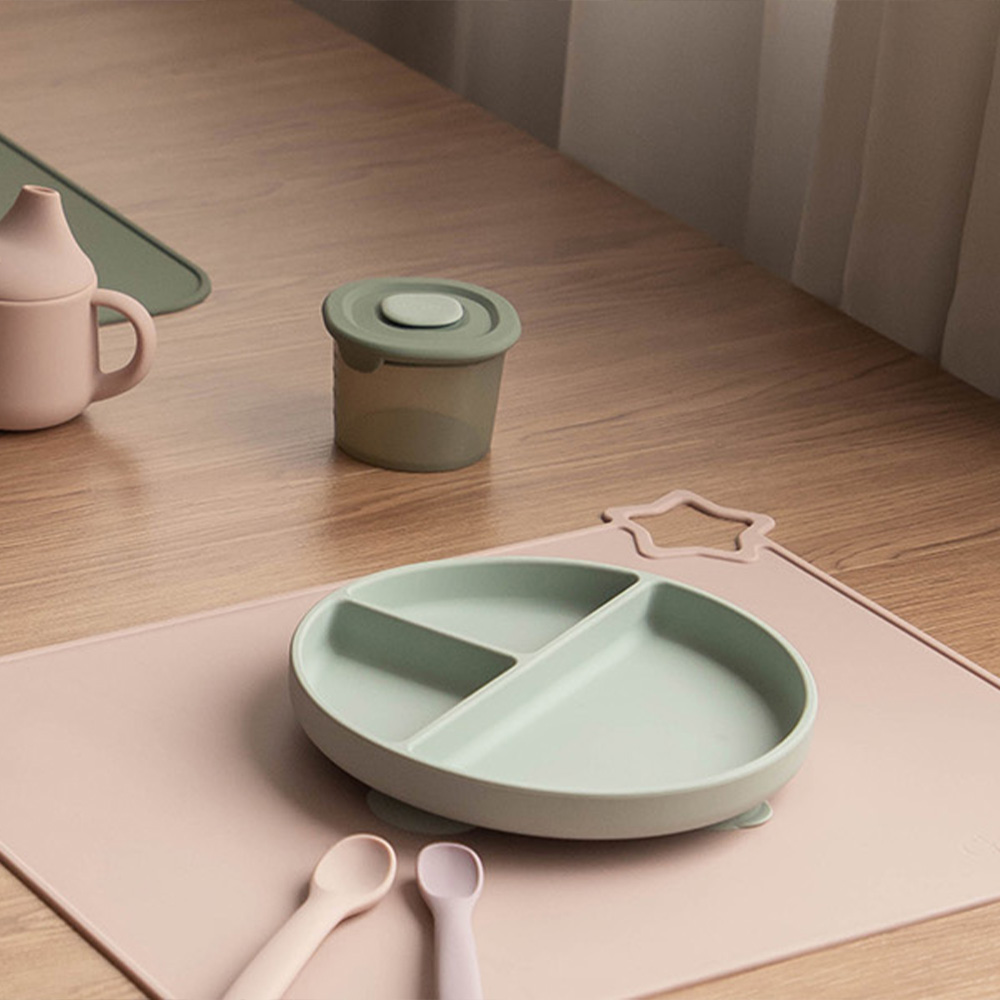 1PCS Simple Silicone Placemat  - Baby Food Restaurant incelemesi ve fiyatı