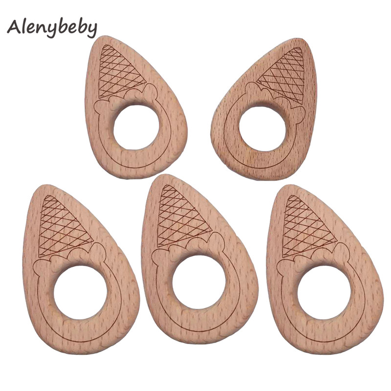 Wood Teether Cartoon DIY Wood  - Baby Food Organic incelemesi ve fiyatı