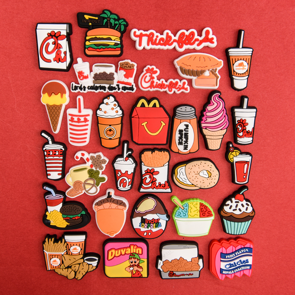 1 Pcs Fast Food Shoe Charms Bu - Baby Food With Chicken incelemesi ve fiyatı