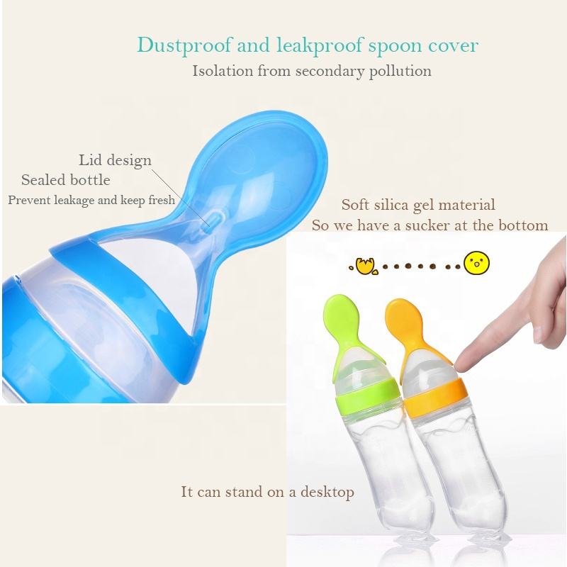 Hot Selling Baby Feeding Silic - Baby Food Dispensing Spoon incelemesi ve fiyatı