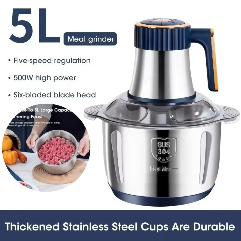 5L Electric Meat Grinders 304  - Baby Food With Meat incelemesi ve fiyatı