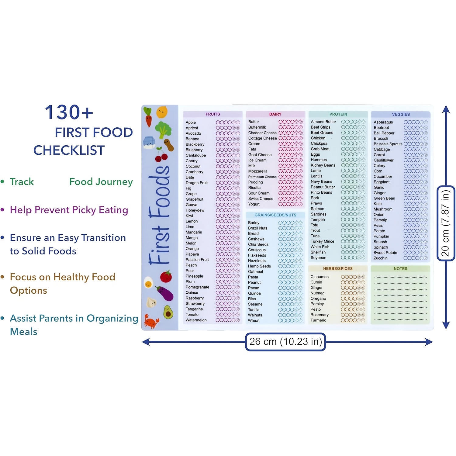 Baby First Foods Tracker, High - Baby Food Journal incelemesi ve fiyatı