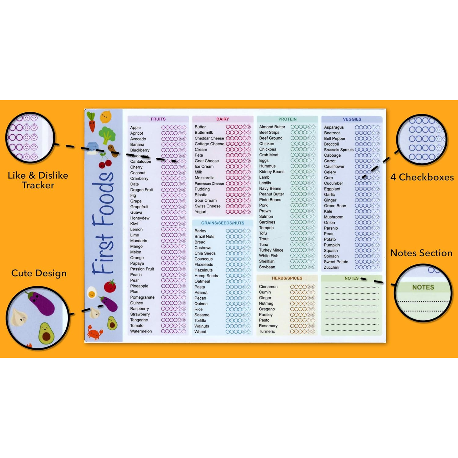 Baby First Foods Tracker, High - Baby Food Journal incelemesi ve fiyatı