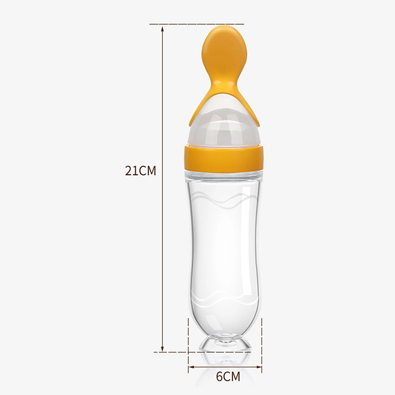 Squeezing Feeding Bottle Silic - Baby Food Newborn incelemesi ve fiyatı