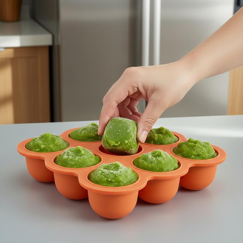 Baby Food Silicone Container 9 - Baby Food Freezer Tray incelemesi ve fiyatı