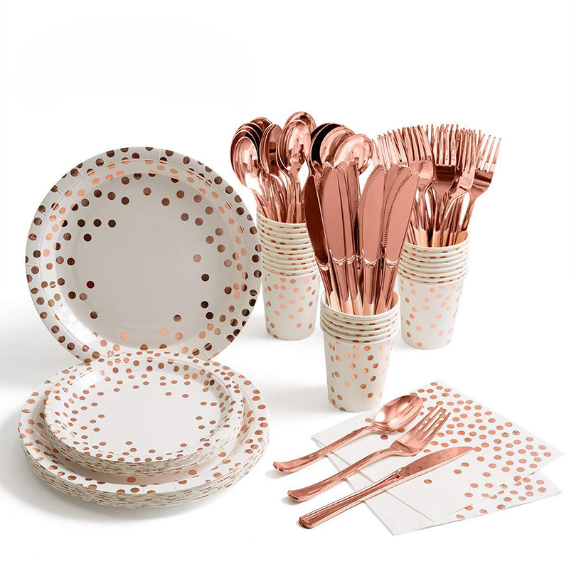 Rose Gold Party Tableware Kit  - Weaning Spoon Set incelemesi ve fiyatı