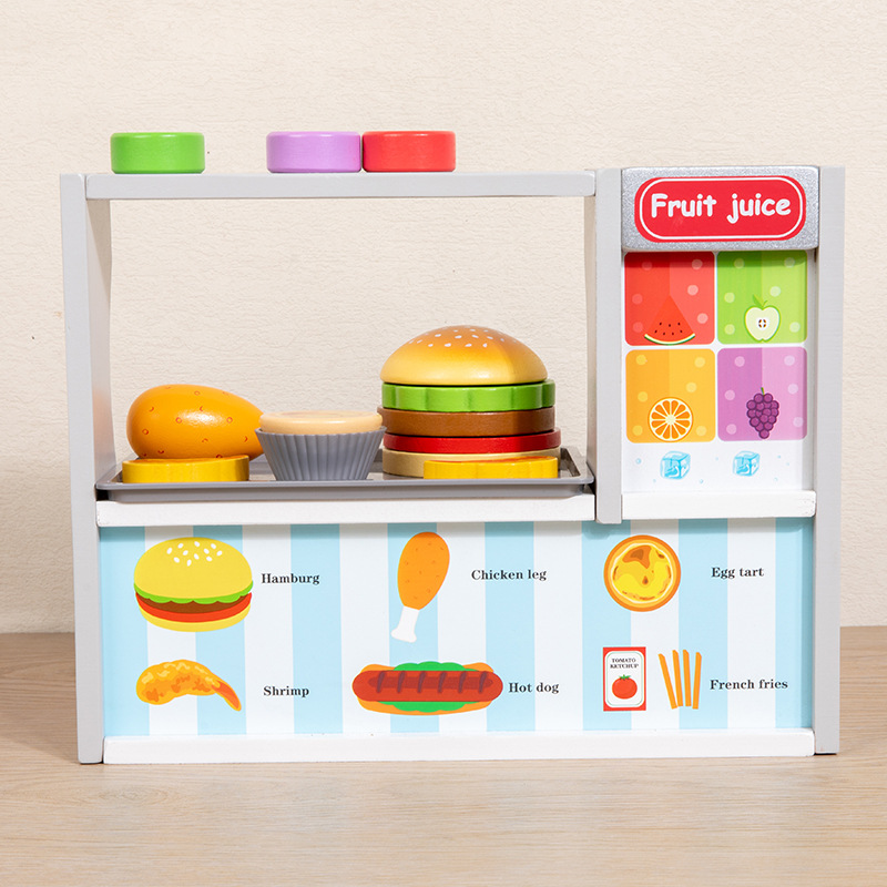 Children Toy Puzzle Wooden Kit - Baby Food Restaurant incelemesi ve fiyatı