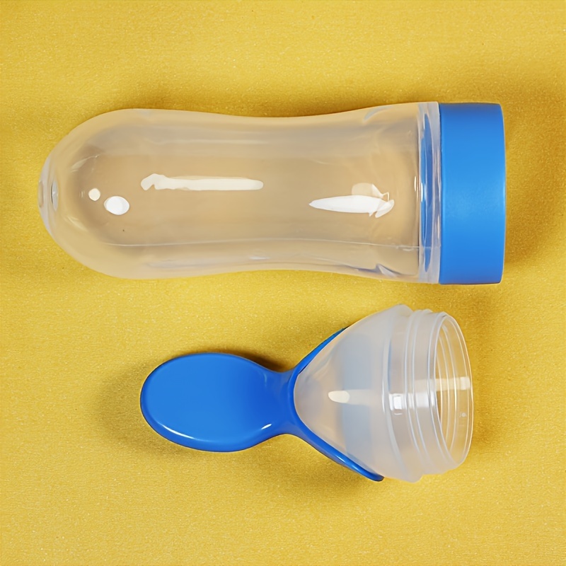 Baby Feeding Silicone Bottle w - Baby Food Dispensing Spoon incelemesi ve fiyatı