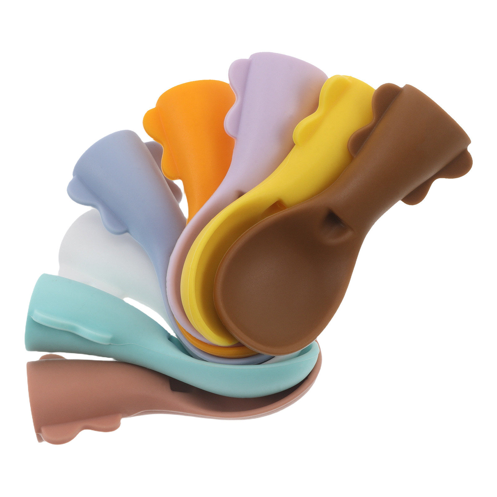 8Pcs Baby Feeding Spoons Silic - Baby Food Dispensing Spoon incelemesi ve fiyatı