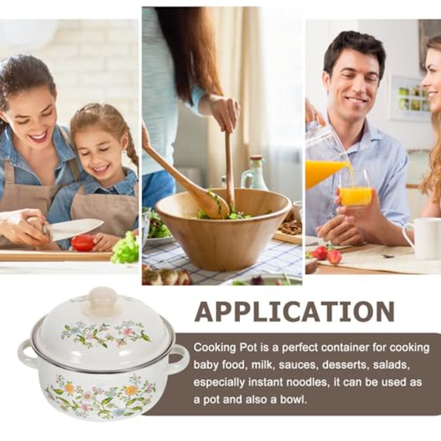 Mini Enamel Soup Pot Set 3-Pie - Baby Food Instant incelemesi ve fiyatı