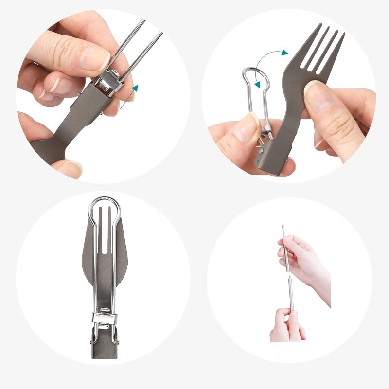 Titanium Foldable Utensil Set  - Weaning Spoon Set incelemesi ve fiyatı