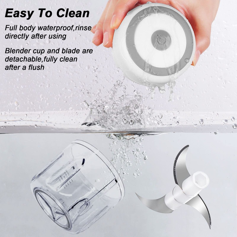 250ML Electric Garlic Grinder  - Baby Food With Meat incelemesi ve fiyatı