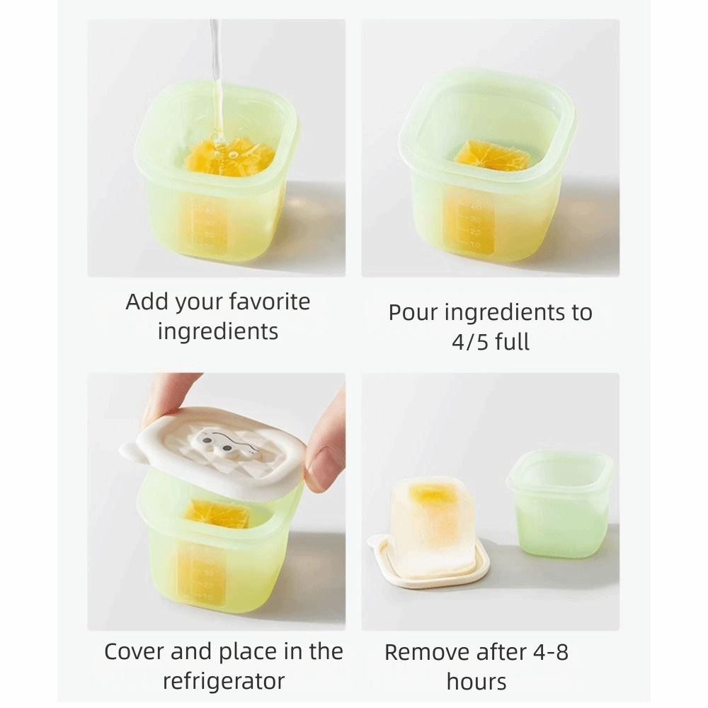 3/4/6 Grid Design Baby Food Fr - Baby Food Freezer Tray incelemesi ve fiyatı
