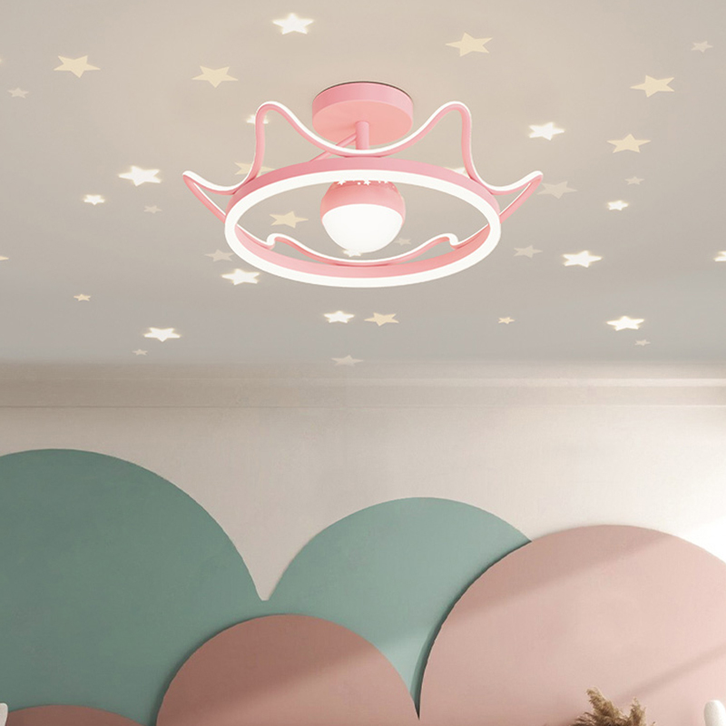 Modern Crown Starry Sky LED Pe - Baby Food Restaurant incelemesi ve fiyatı