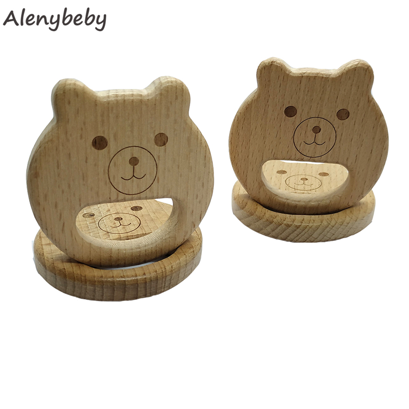 Natural Wooden Teether Bear sh - Baby Food Organic incelemesi ve fiyatı