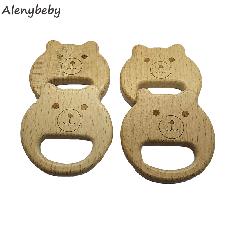 Natural Wooden Teether Bear sh - Baby Food Organic incelemesi ve fiyatı