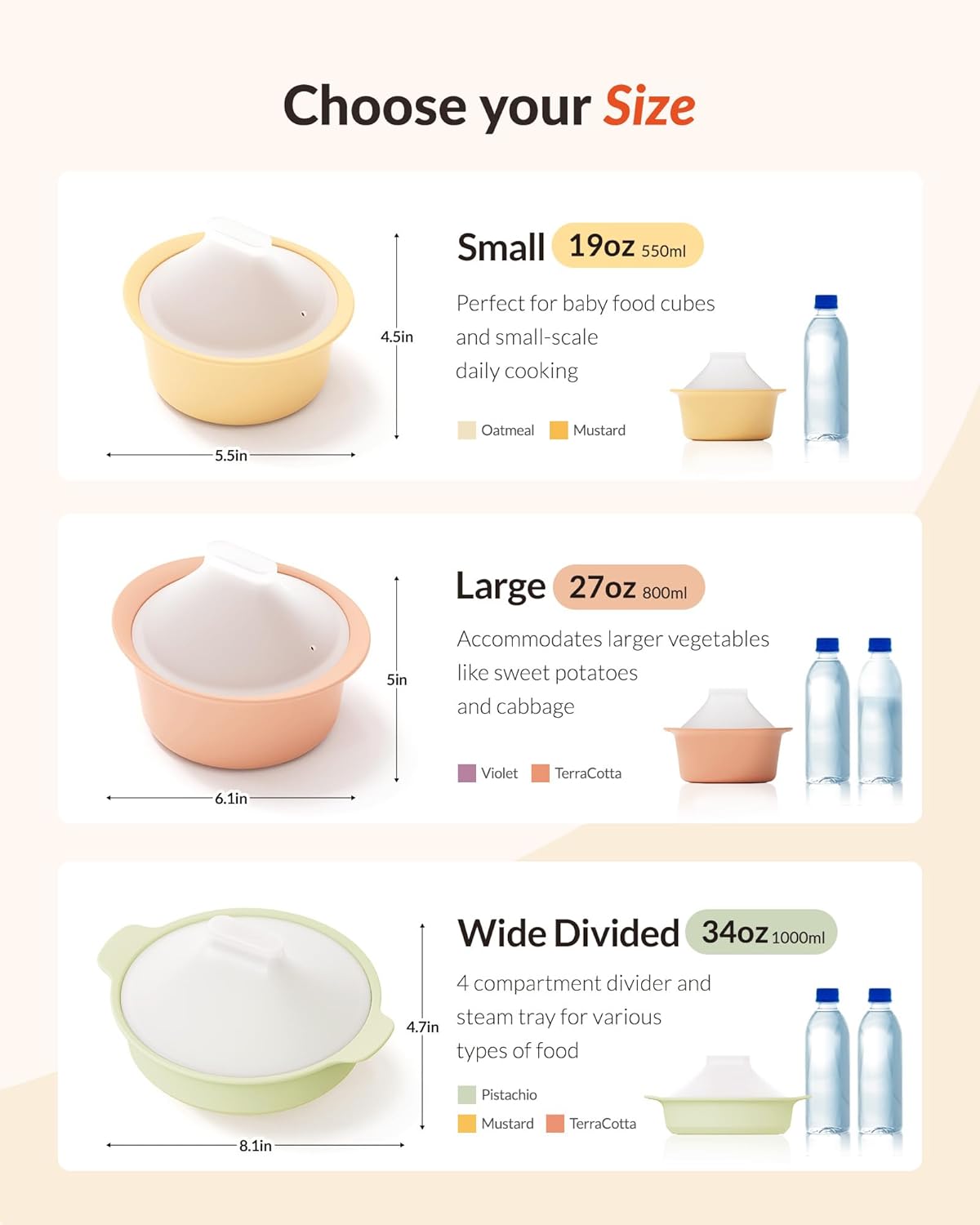 Silicone Microwave Steamer | M - Baby Food Korea incelemesi ve fiyatı