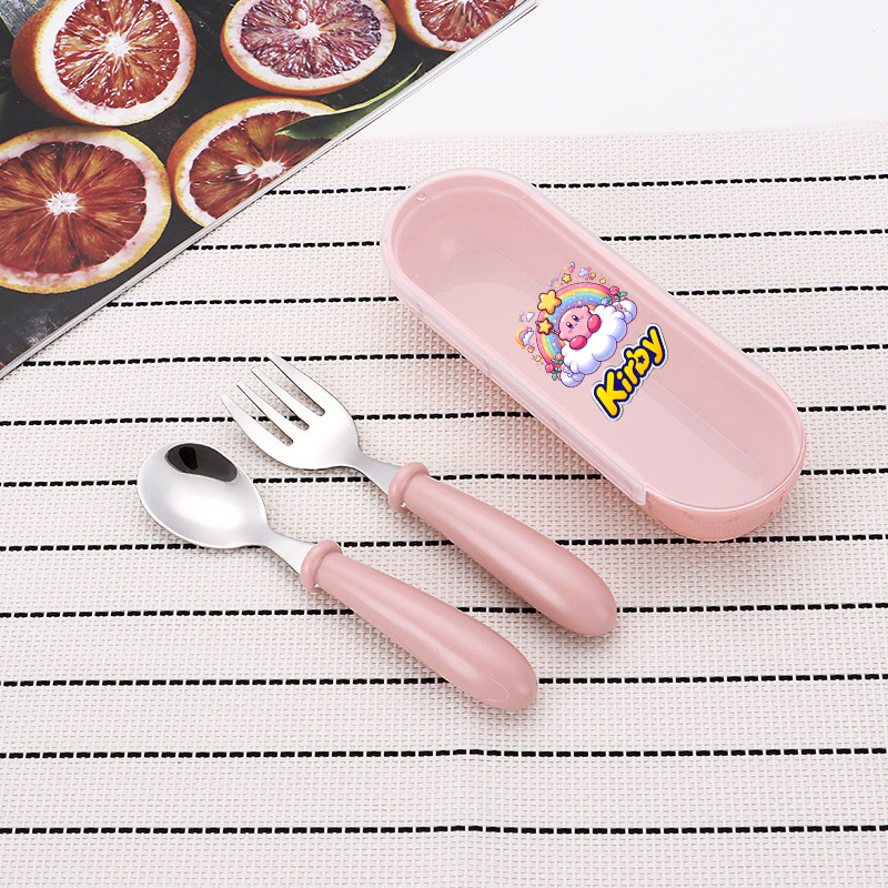 3pcs/set Kirbys Spoon Forks Bo - Weaning Spoon Set incelemesi ve fiyatı