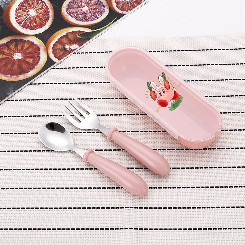 3pcs/set Kirbys Spoon Forks Bo - Weaning Spoon Set incelemesi ve fiyatı