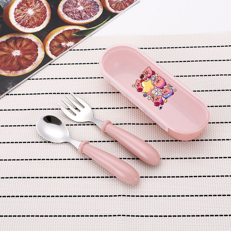 3pcs/set Kirbys Spoon Forks Bo - Weaning Spoon Set incelemesi ve fiyatı