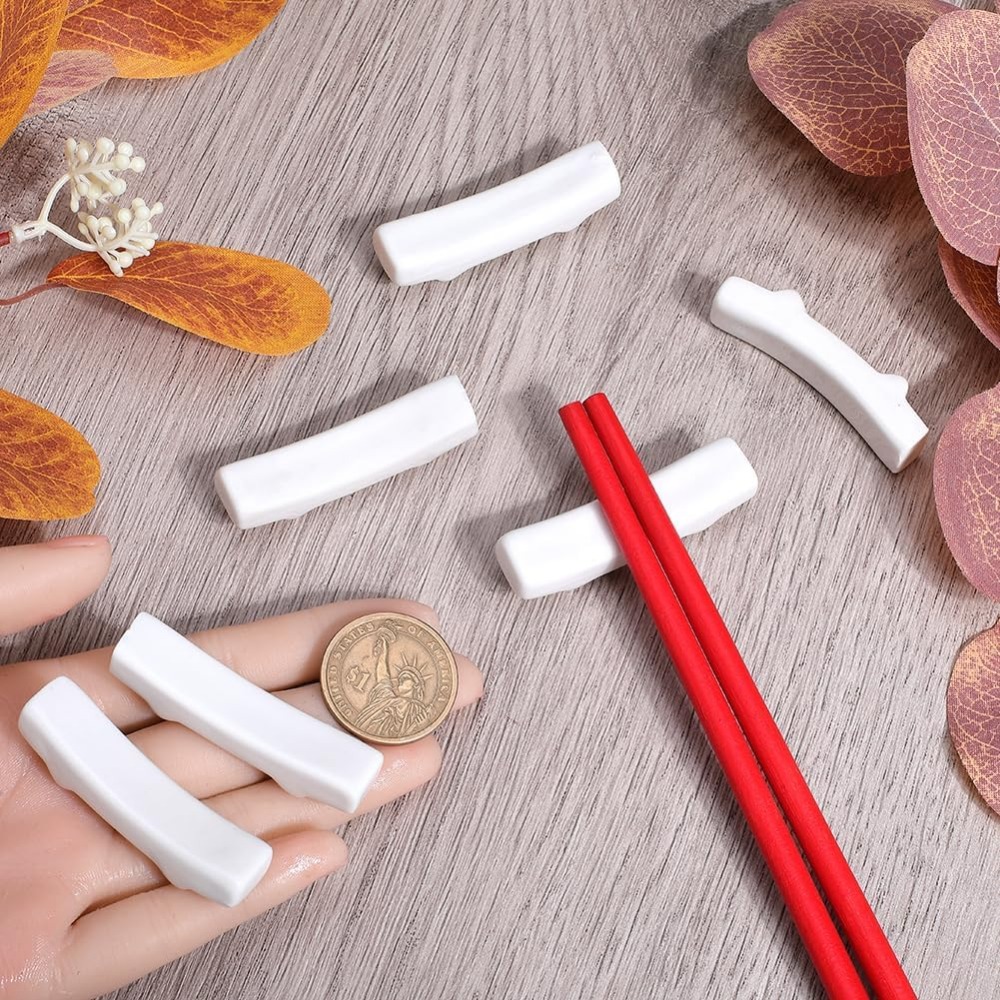 12Pcs Chopstick Rest White Jap - Weaning Spoon Set incelemesi ve fiyatı