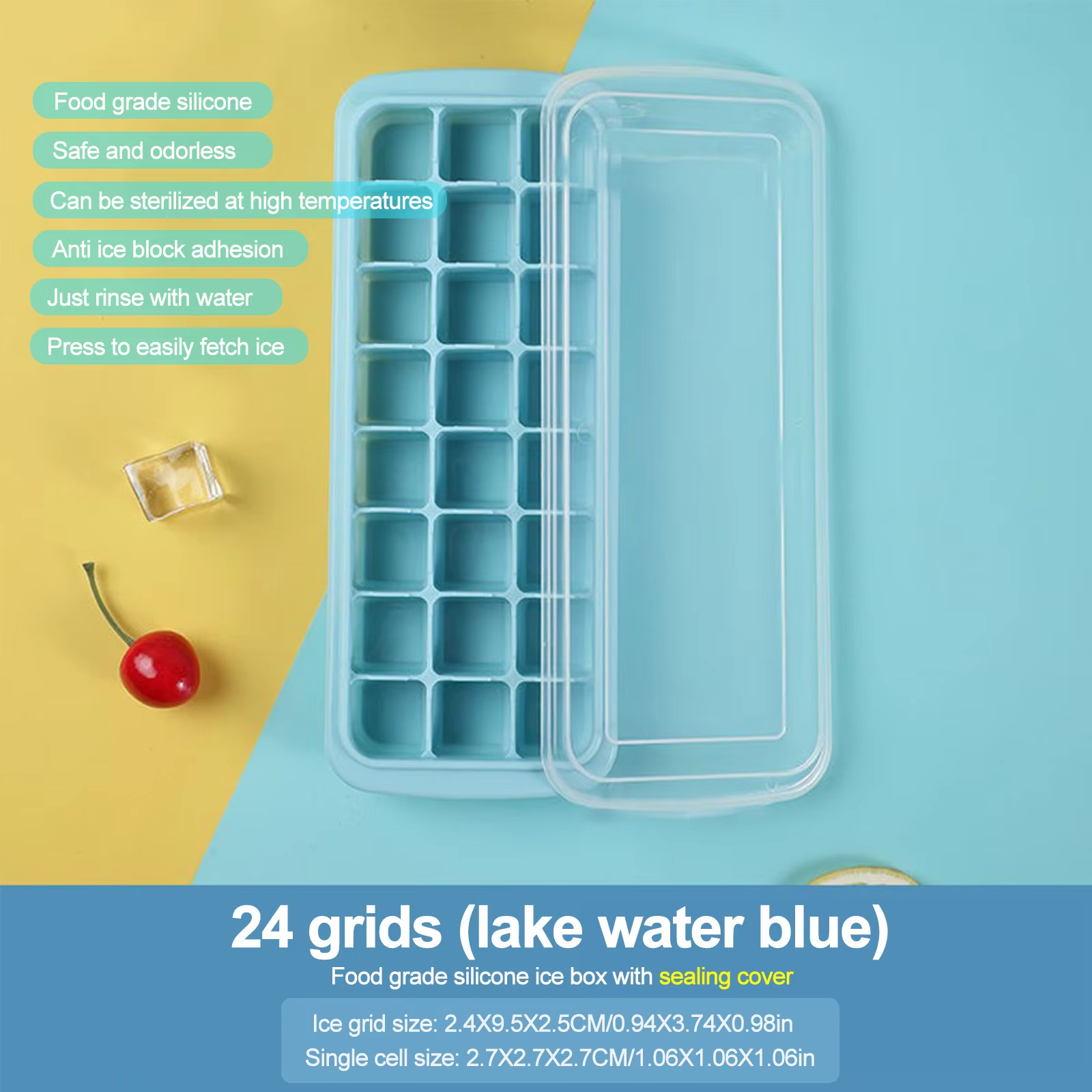 Silicone Ice Cubes Tray with L - Baby Food Freezer Tray incelemesi ve fiyatı