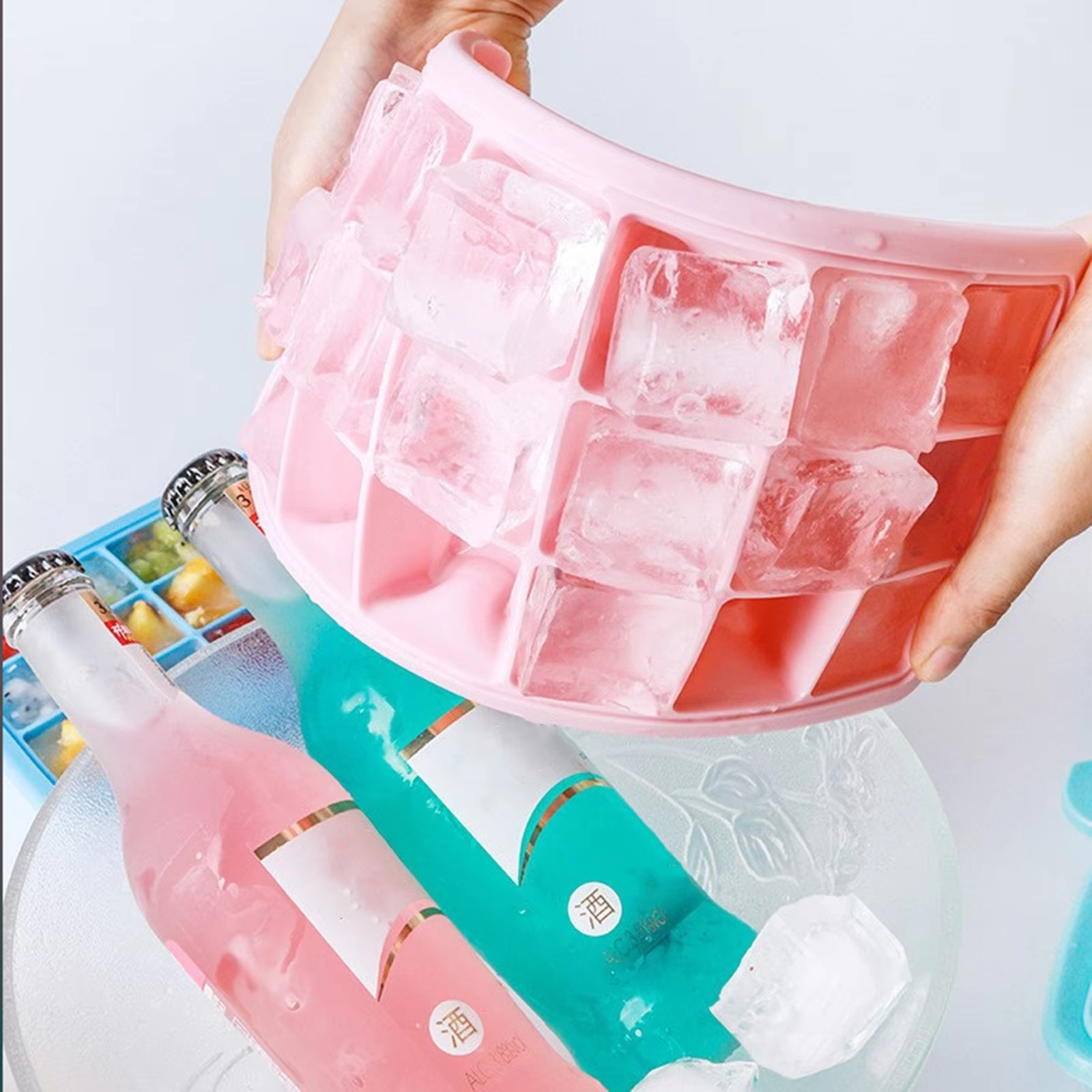 Silicone Ice Cubes Tray with L - Baby Food Freezer Tray incelemesi ve fiyatı