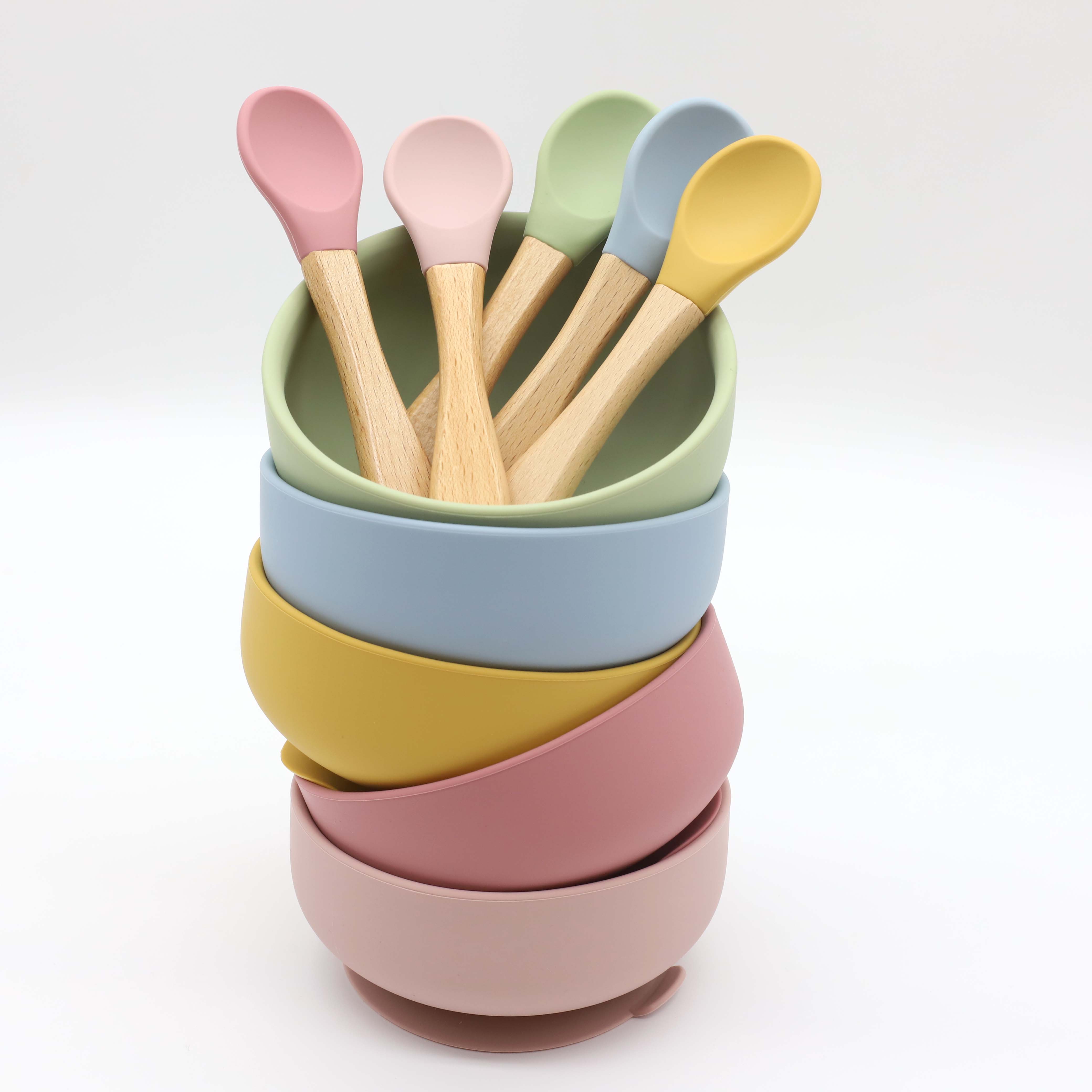 Silicone bowl with suction cup - Baby Food Dispensing Spoon incelemesi ve fiyatı